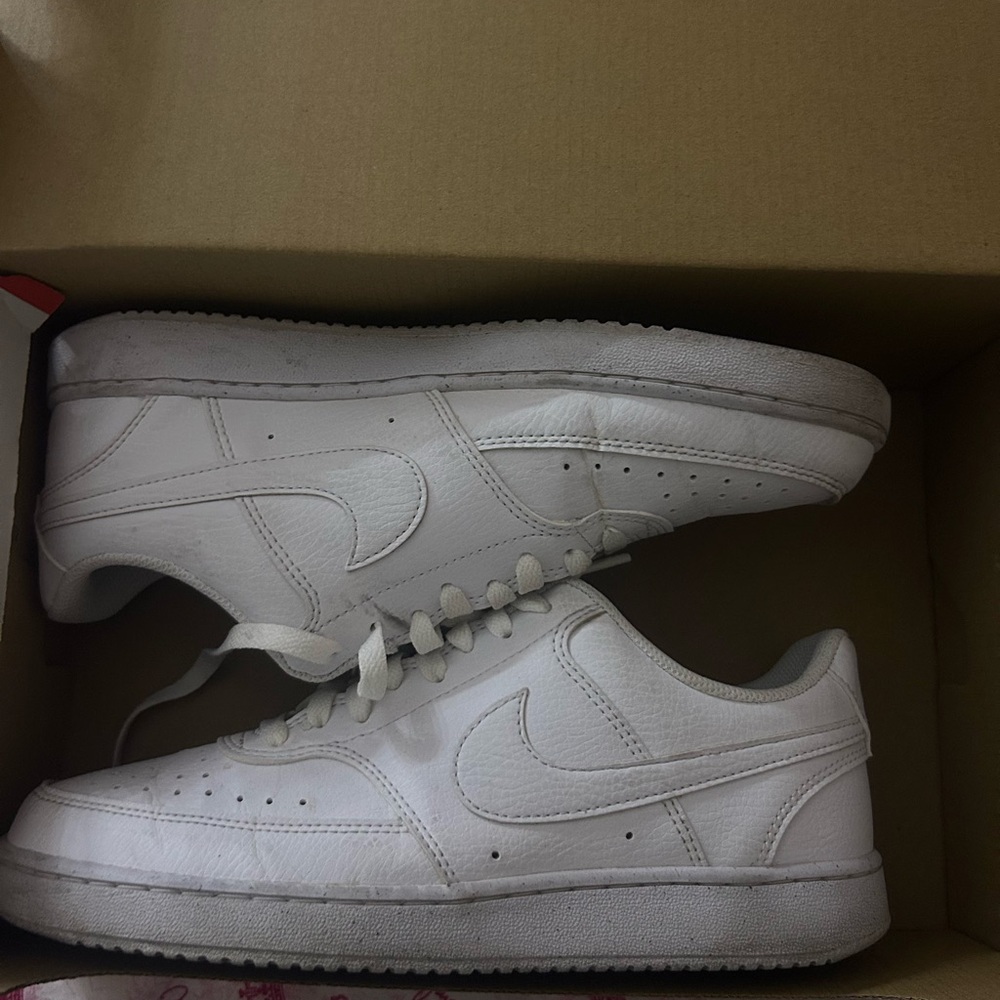 Classic White Womens Sneakers